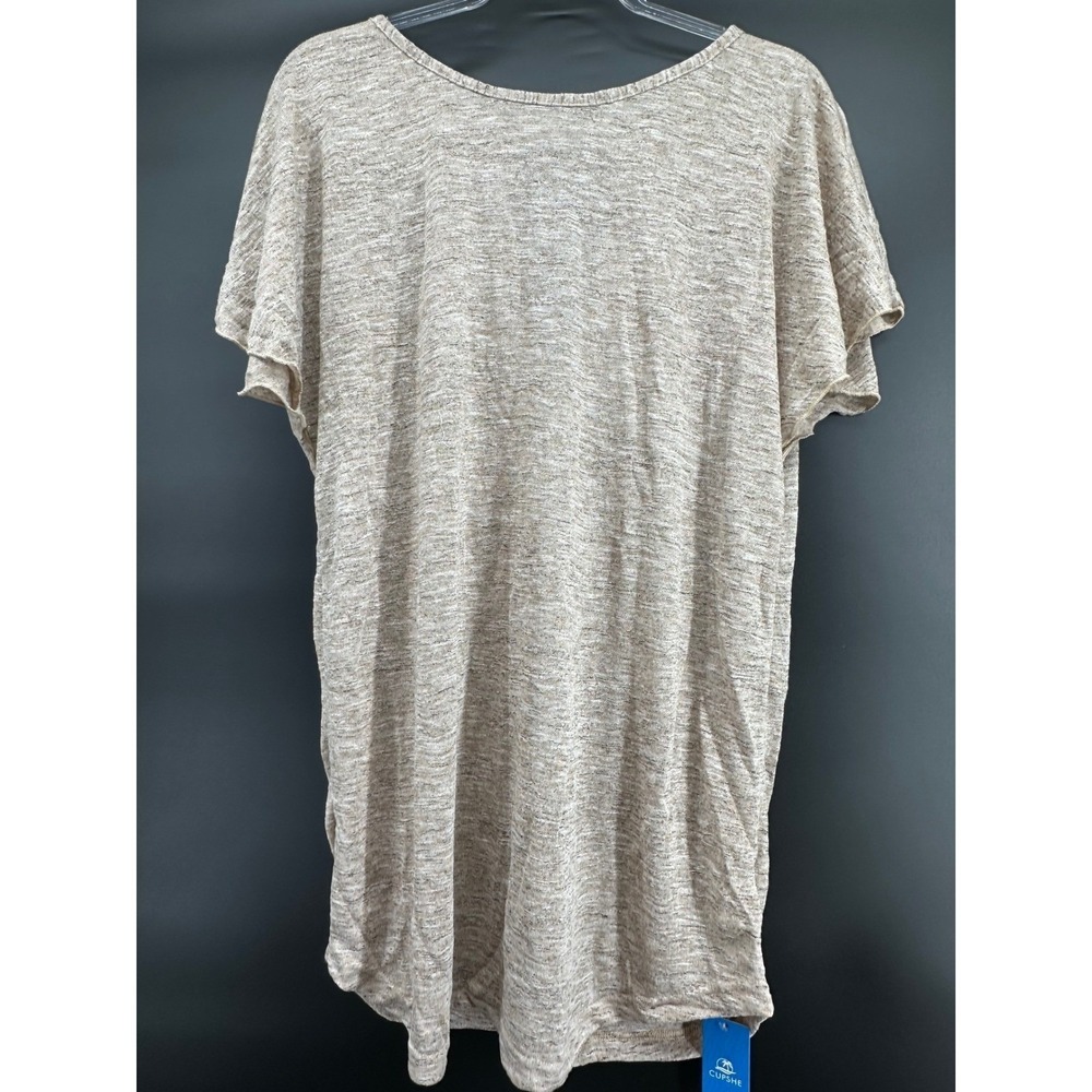 CUPSHE‎ Medium Swim Cover Up Tunic NWT Tan Knit